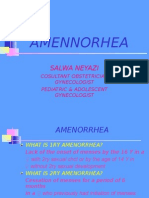 Amenorrhea