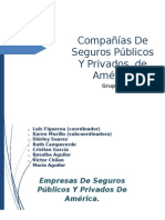 Empresas de Seguros Públicos Y Privados de América