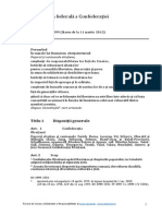 Constituţia Federală a Confederaţiei Elveţiene Romanian v11