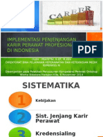 Implementasi Penjenjangan Karir Perawat Profesional Di Indonesia