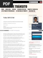 Valor Multas | PDF | Licencia de conducir | Semáforo