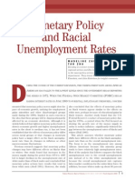 Monetary Policy and Racial Unemployment Rates