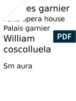 Charles Garnier: Paris Opera House Palais Garnier