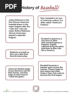 History of Baseball Timeline
