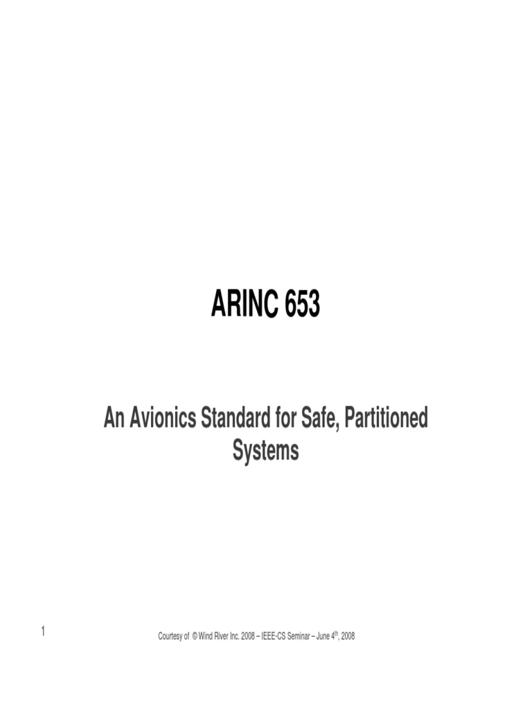 Ieee CC Arinc653 Final | PDF