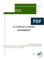 El futuro de la función mantenimiento