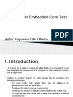 Low Cost Embedded Core Test