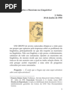 Stalin Marxismo Em Linguistica