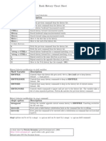 Bash History Cheat Sheet