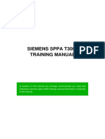 Siemens Sppa T3000 Training Manual