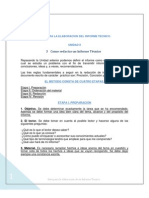 Guia Unidad II para La Elaboracion Del Informe Tecnico