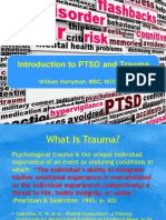 Introduction To PTSD and Trauma: William Harryman, MSC, NCC, MS