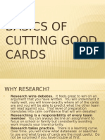 Basics of Cutting Good Cards
