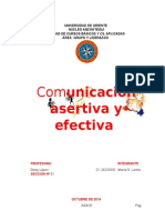 Comunicación Asertiva y Efectiva