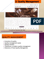 Lecture 2: Quality Management Essentials