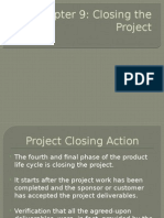 Chapter 9 Closing The Project