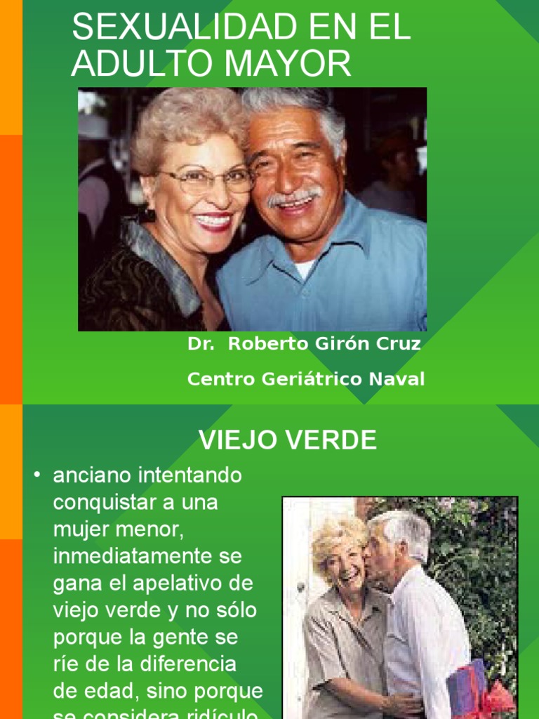 Sexualidad en El Adulto Mayor | PDF | Vejez | Orgasmo