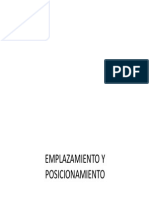 Emplazamiento y Posicionamiento