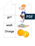 Boy Girl Wash Orange: Unit 8 / Y1