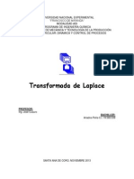 Transformada de Laplace Trabajo