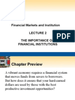 Financial Markets and Institution