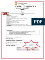 Evaluación Del Libro El Caballero de La Armadura Oxidada