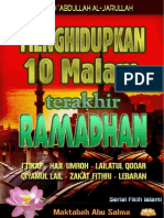10 Hari Akhir Ramadhan