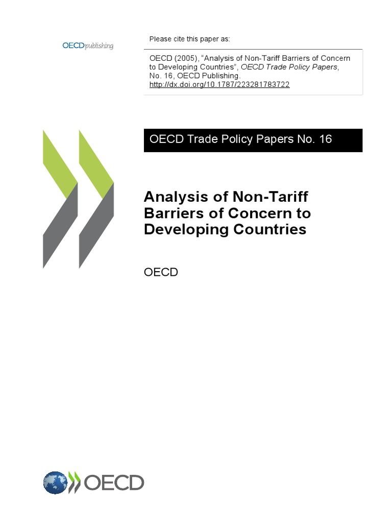 Barriers 1 PDF | PDF | World Trade Organization | Exports
