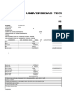 Receta Estandar Ute: Facultad de Turismo, Hotelería Y Gastronomía