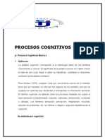 PROCESOS COGNITIVOS