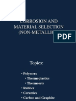 Corrosion and Material Selection (Non-Metallics) - 3