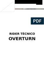 Rider Tecnico + Mapa de Palco