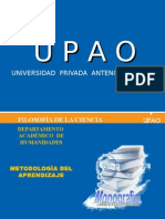Universidad Privada Antenor Orrego: Filosofía de La Ciencia