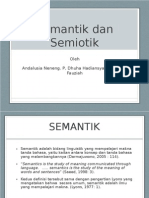 Semantic and Semiotic Slide