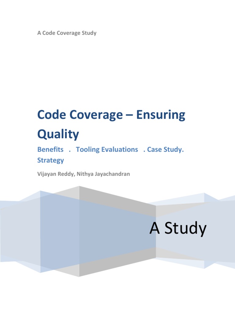 Code Coverage | PDF | Software Testing | Source Code