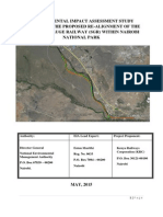 EIA - 1215 SGR Realingment Within NNP Kenya Railways Corporation Report PDF