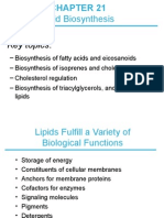 Lipid Biosynthesis