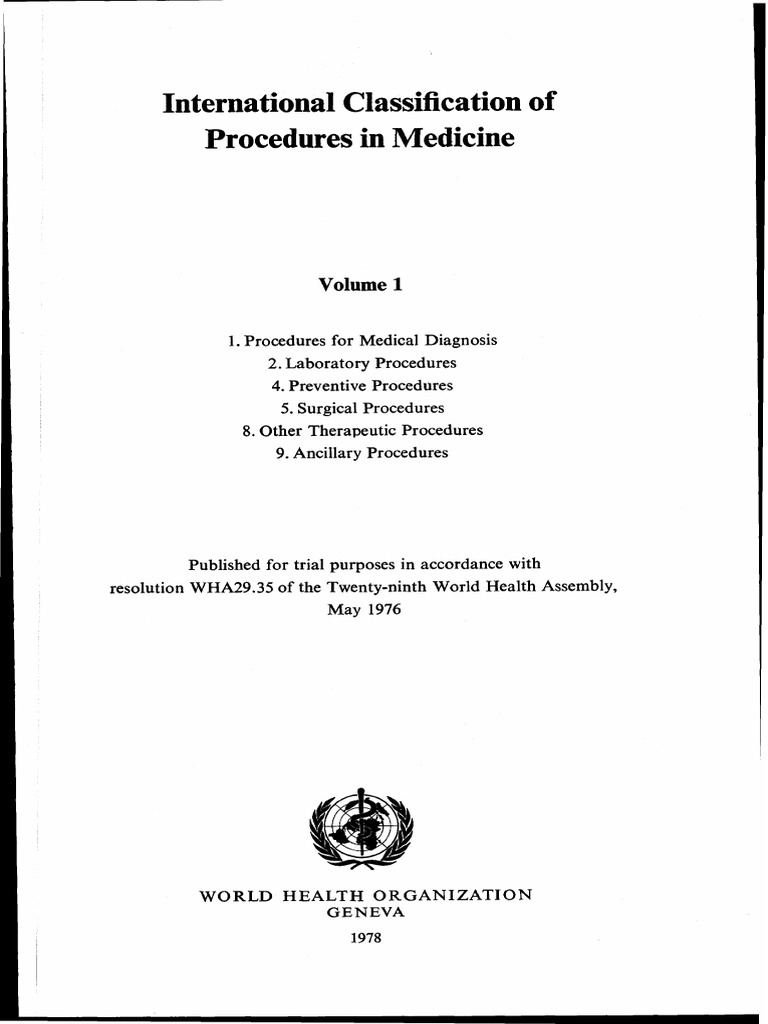 Classification of Procedures in Medicine | PDF | Blood | Urinary System