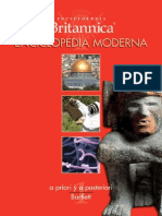 Enciclopedia Britannica Moderna A Priori y A Posteriori Bartlett