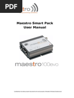 Maestro Smart Pack User Manual: GSM Gprs Modem 900 / 1800