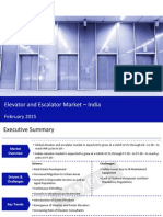 Market Research Report: Elevator and Escalator Market in India 2015 - Sample