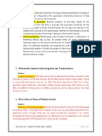 Differentiate Between Data Integration and Transformation