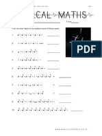 Musical Maths: Name Form