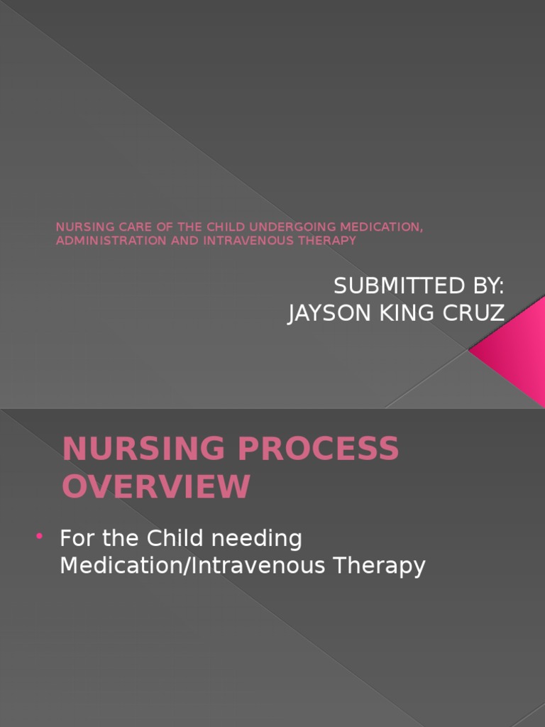 Pediatric Medication Administration Guide | PDF | Intravenous Therapy ...