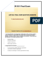 LDR 531 Final Exam Latest University of Phoenix Final Exam Study Guide