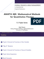 AMATH 460: Mathematical Methods For Quantitative Finance: 7.2 Taylor Series
