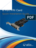 8 Port Pri Card Quick Installation Guide
