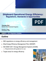 Shipboard Operational Energy Efficiency:: Regulations, Standards & Opportunities