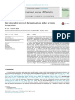 Size-Dependent Creep of Duralumin Micro-pillars at Room Temperature