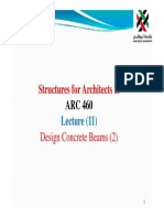 Structures For Architects II: ARC 460 ARC 460